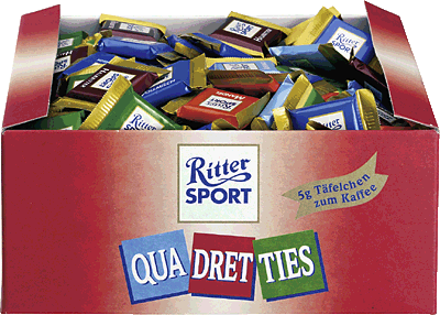 Ritter-Sport Quadretties/40014053 Ritter SPORT Inh.200 St