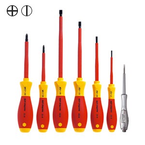 Wiha SoftFinish® electric Schlitz/Phillips Schraubendrehersatz, 7-tlg