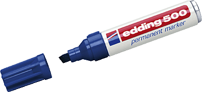 Edding Permanentmarker 500/4-500003 blau