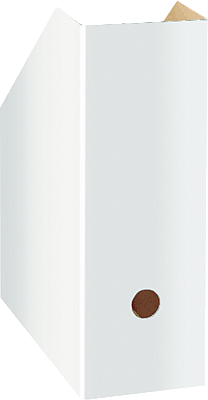 Landre Stehsammler/350000043 10,5x26x31 cm weiß Karton