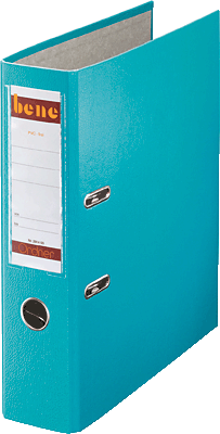 Bene Ordner Standard A4 80 mm/291400TÜ türkis