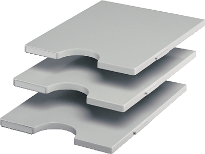 styrorac Tablare/280-3123.80 BxT 234x298mm grau Inh.3