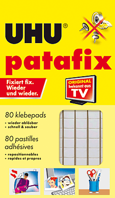 UHU Klebepads patafix/48810 patafix weiß 300 g Inh.80