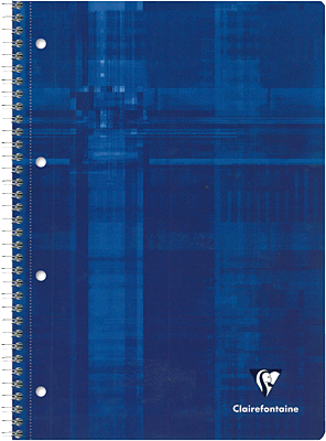 Clairefontaine Collegblock/8252C DIN A4 sortiert kariert 90 g/qm Inh.5