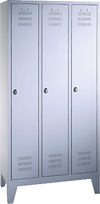 C+P Stahlspind/12810-30 H 180 x B 90 x T 50 cm lichtgrau