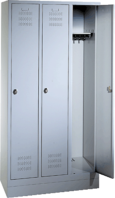 C+P Stahlspind/12820-30 H180xB90xT50 cm lichtgrau