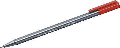 Staedtler triplus fineliner 334/334-2 rot