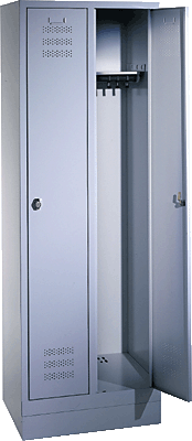 C+P Stahlspind/12820-20 H180xB61xT50 cm lichtgrau