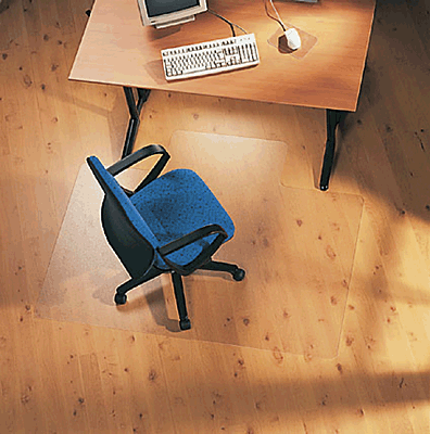 Floortex Vinyl-Schutzmatte Hartböden/329232LV 90 x 120 cm transparent
