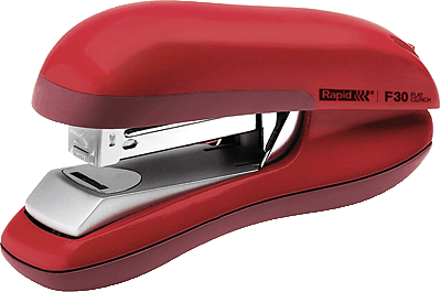 Rapid Heftgerät F30 flat-clinch/23256502 rot 30 Blatt Tischhefter