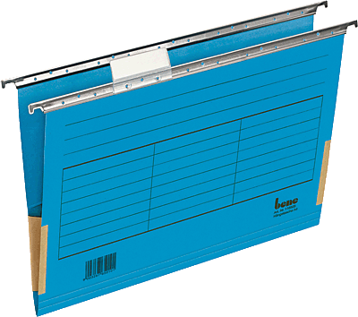 Bene Hängetaschen Vetro Mobil/116905BL A4 blau Karton 230g/qm Inh.5