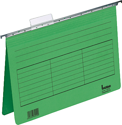 Bene Hängehefter Vetro Mobil/116705GN für DIN A4 grün Karton 230g/qm Inh.5