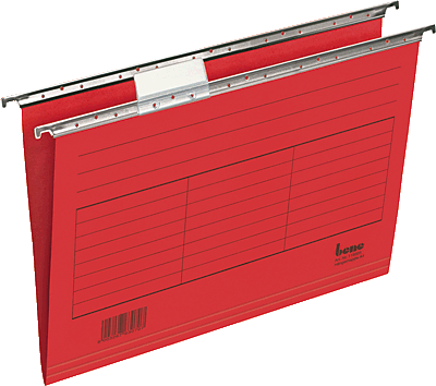 Bene Hängemappen Vario Mobil/116505RT für DIN A4 rot Karton 230g/qm Inh.5