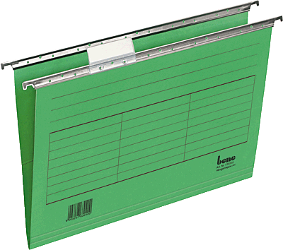 Bene Hängemappen Vario Mobil/116505GN für DIN A4 grün Karton 230g/qm Inh.5