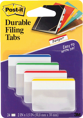 Post-it Index Tabs/I686-F1 sortiert flach Inh.24