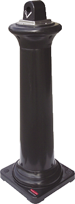 Rubbermaid Standascher TUSCAN/9W30-00-BLA schwarz