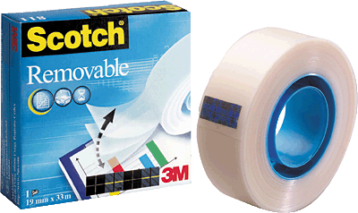 Scotch Magic Klebeband 811/M8111933 33m x 19mm matt 26 mm
