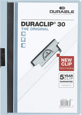 Durable Klemmmappe/2200-06 DIN A4 blau