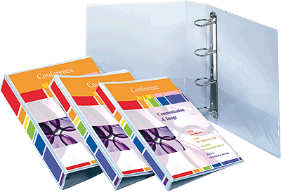 Exacompta Präsentationsringbuch KreaCover/51944E 320x290 mm weiß 72 mm 50 mm