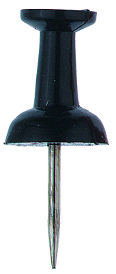 Alco Pin-Wand-Nadeln/66011 schwarz Inh.20