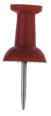 Alco Pin-Wand-Nadeln/66012 rot Inh.20