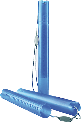 Rumold-Zeichenrollen-Köcher/ZR6647 600-1000 mm - Ø80 mm blau Polyethylen