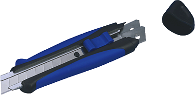 WEDO Soft Cutter 18 mm/78918 blau / schwarz