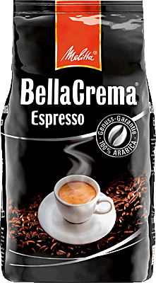 Melitta BellaCrema Café Espresso/4002720008300 Inh.1000 g