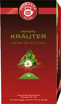 Teekanne Feinste Kräuter Tee/6252 wohltuend mild Inh.20