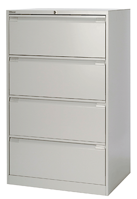 Bisley Hängeregistraturschrank/DF4845 H1321xB800xT622 mm lichtgrau