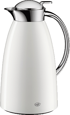 Alfi Isolierkanne Gusto/3520211100 Alu weiß lackiert Inh.1,0 l