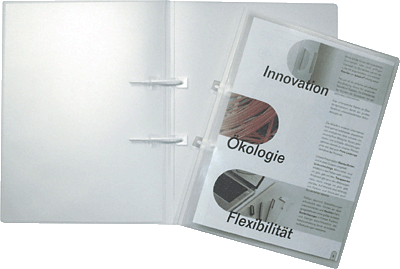 Dataplus Schnellhefter/25041-086 DIN A4 transparent PP 50 my