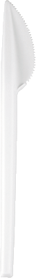 Papstar Einweg- Messer/90074 16,5 cm weiß Messer Inh.100