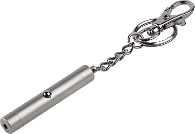 Hama Laserpointer LP-15/3531 für 3x LR41-Batterien chrom matt Reichweite: 50 m