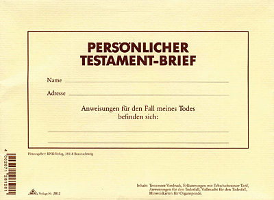 RNK Testamentbrief/2812