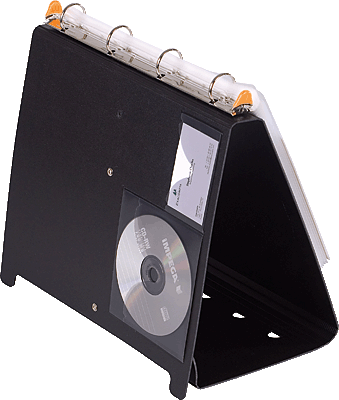 Exacompta Tisch-Flipchart Exactive green filing/56034E DIN A4+ schwarz Tisch-Flipchart/Exashow