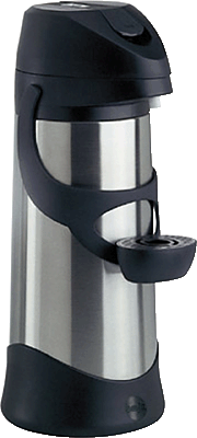 Emsa Getränkespender Presto pump Pot/500833 edelstahl schwarz 2130 g Inh.3,0 l