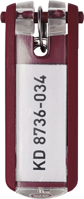 Durable KEY CLIP /1957-03 rot Inh.6