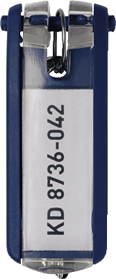 Durable KEY CLIP/1957-07 dunkelblau Inh.6