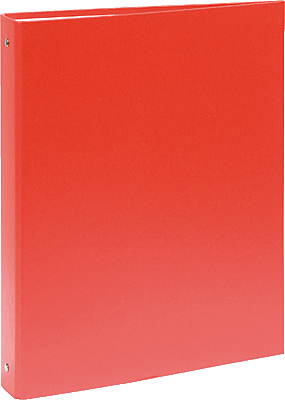 Brause Ringbuch/51375E DIN A4 rot