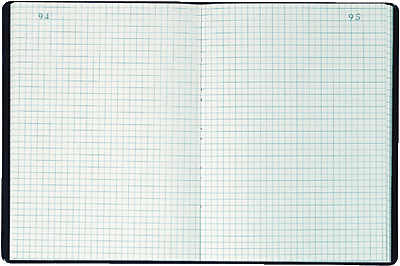 EXACOMPTA Geschäftsbuch/812B DIN A5 kariert 110 g/qm Inh.100 Blatt