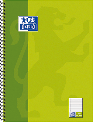 Oxford Collegeblock/384408027 DIN A4+ liniert /Rand  90 g/qm Inh.80 Blatt