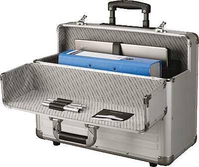 Alumaxx Pilotenkoffer/45122 ca. 48 x 38 x 23 cm silber Aluminium 4000 g
