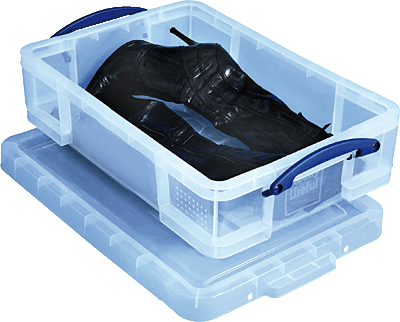 Really Useful Box Aufbewahrungsbox/24,5c 400x140x600 mm transparent Inh.24,5l