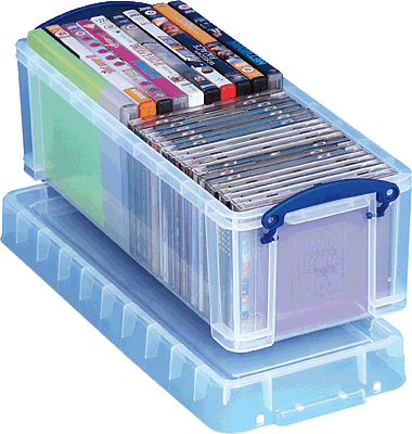 ReallyUseful Box Aufbewahrungs/6,5C 180 x 160 x 430 mm transparent Inh.6,5 Liter