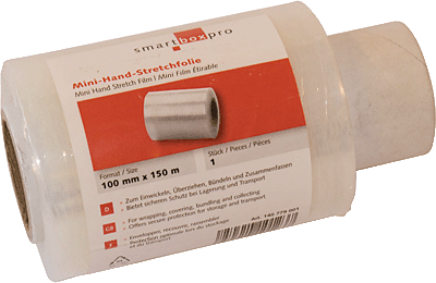 Smartboxpro Hand-Stretchfolie /140779020 100mm x 150m klar Plastik 15 my Inh.10
