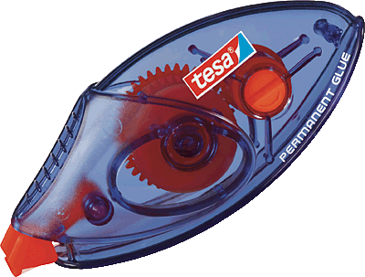 Tesa Einweg-Kleberoller, festklebend/59090-00005-00 8,5mx8,4mm