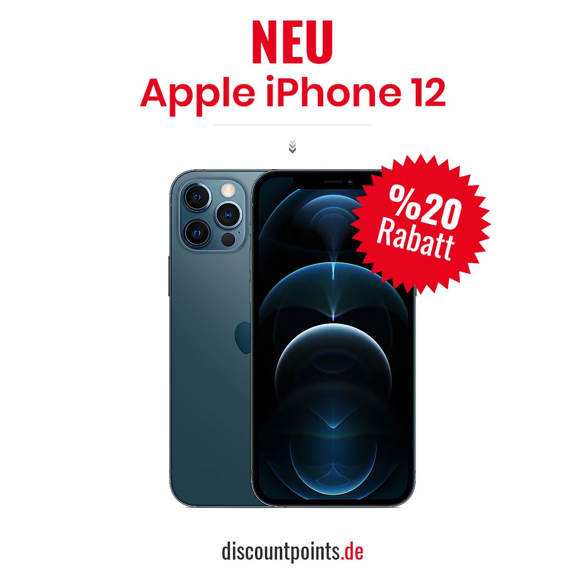 Apple iPhone 12 Pro 128 GB Pazifikblau