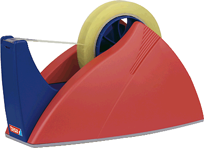 Tesa Klebebandabroller Professional/57422-00000-01 bis 66mx25mm rot-blau
