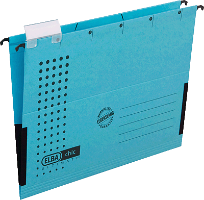 Elba Hängetaschen chic/85803BL A4 blau Karton (RC) 230 g/m² Inh.5